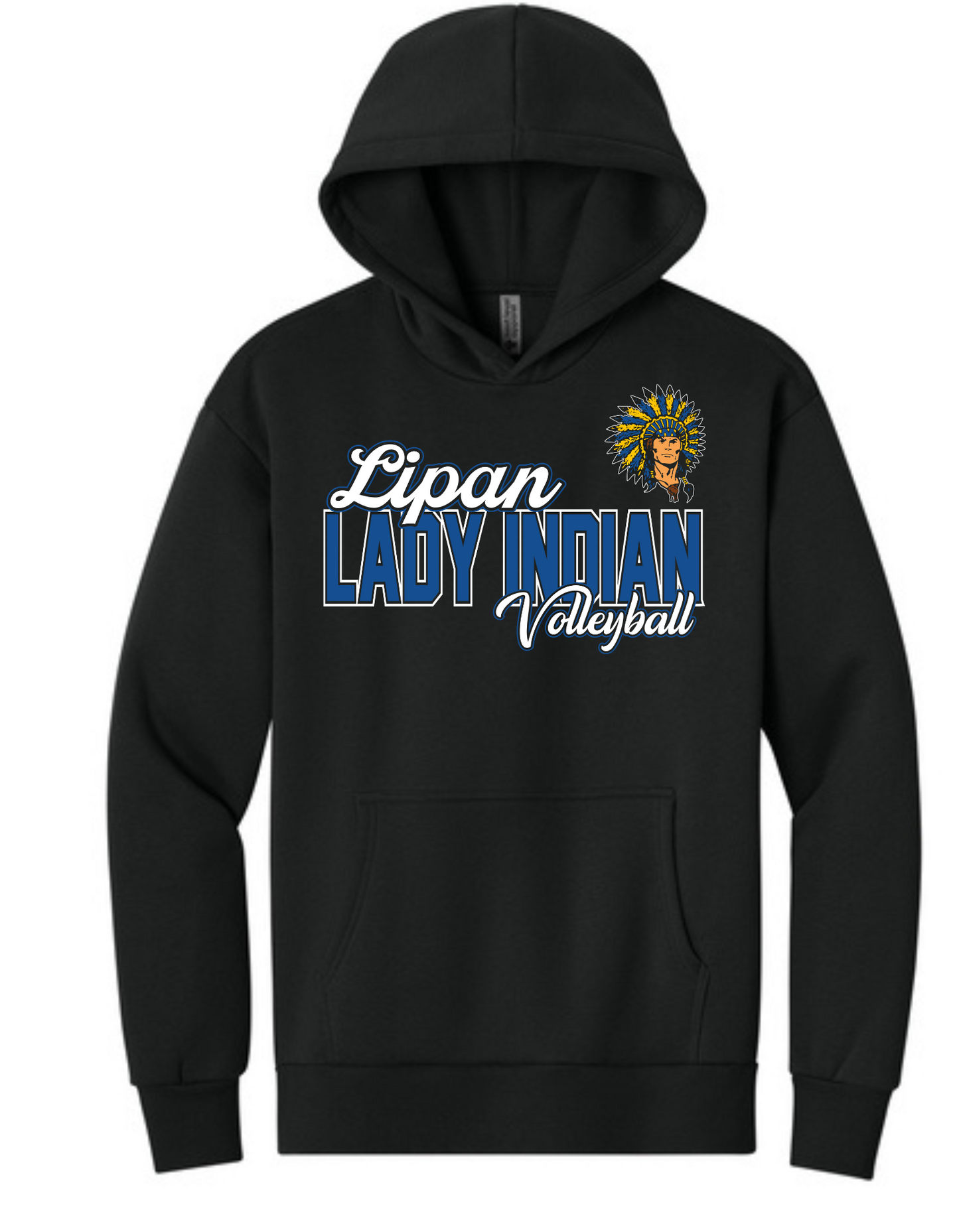 Lady Indian Volleyball Hoodie