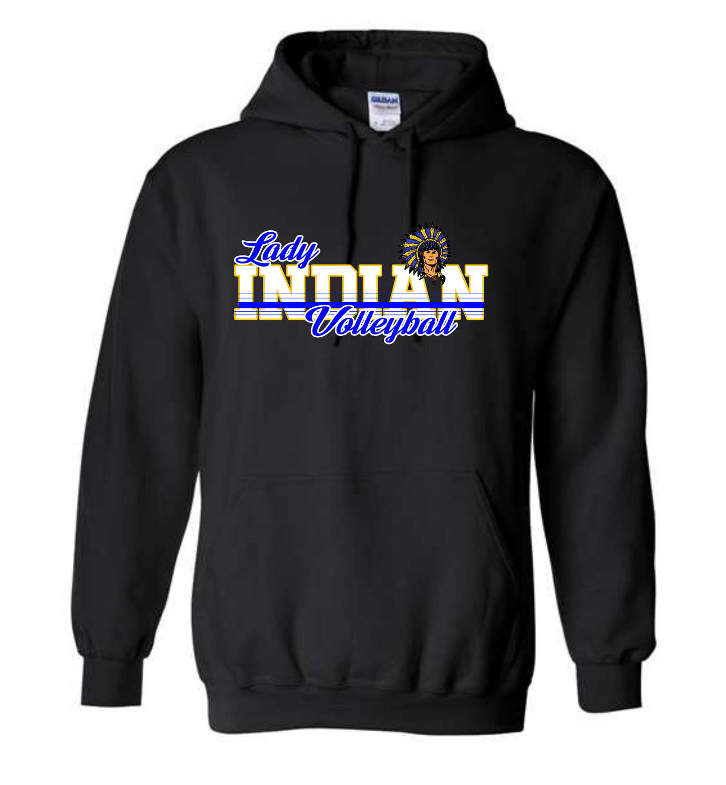 Lady Indian Volleyball '26 - Black Hoodie