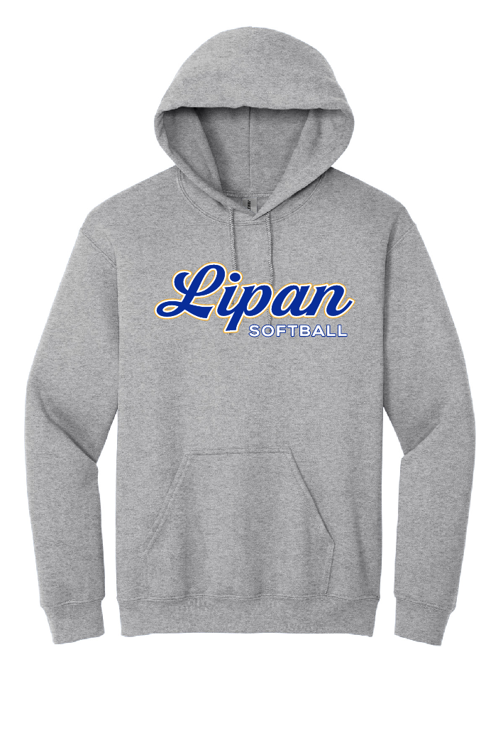 Lipan Softball Grey - Hoodie