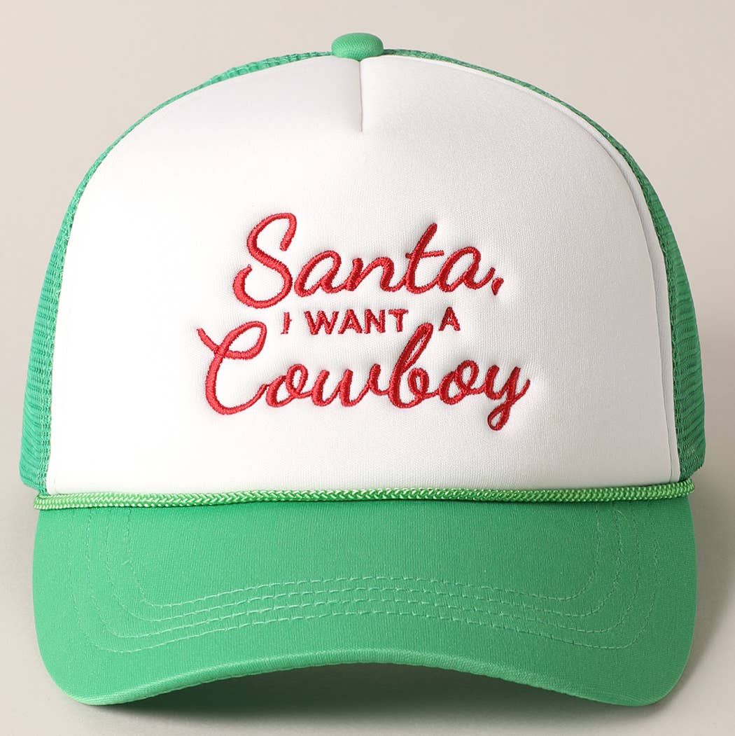 Santa I Want a Cowboy