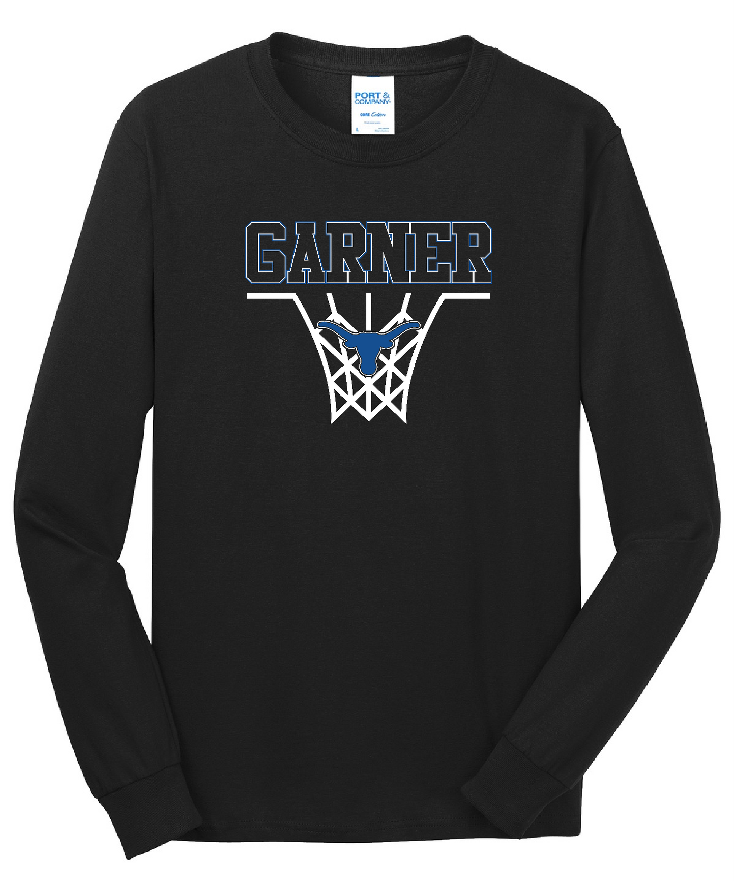 Garner Basketball - Black Long Sleeve