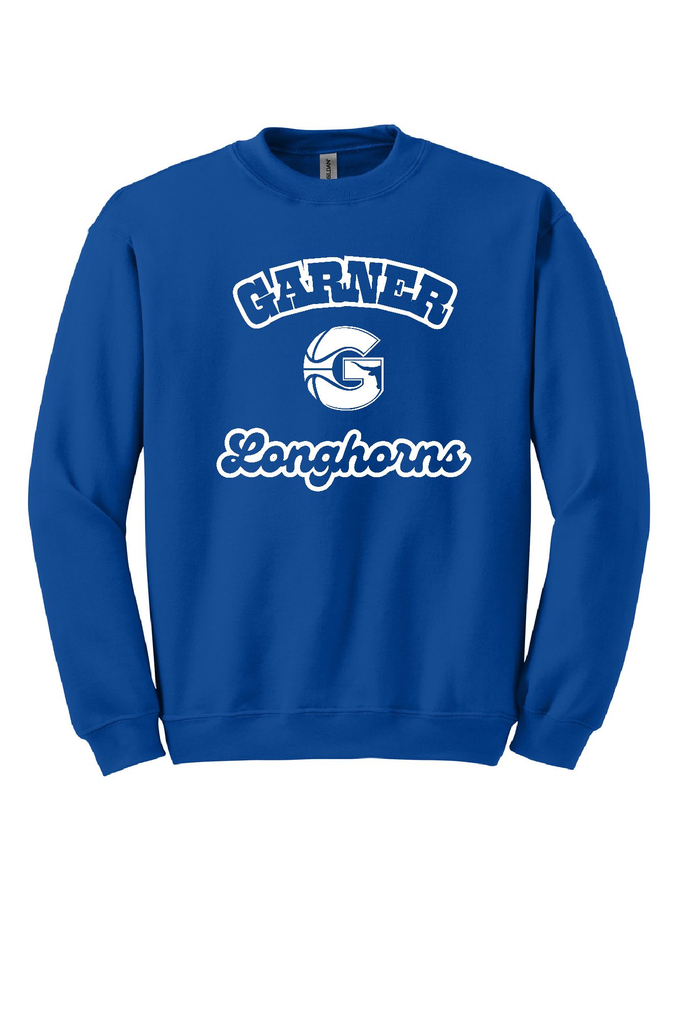 Garner Basketball - Royal Crewneck