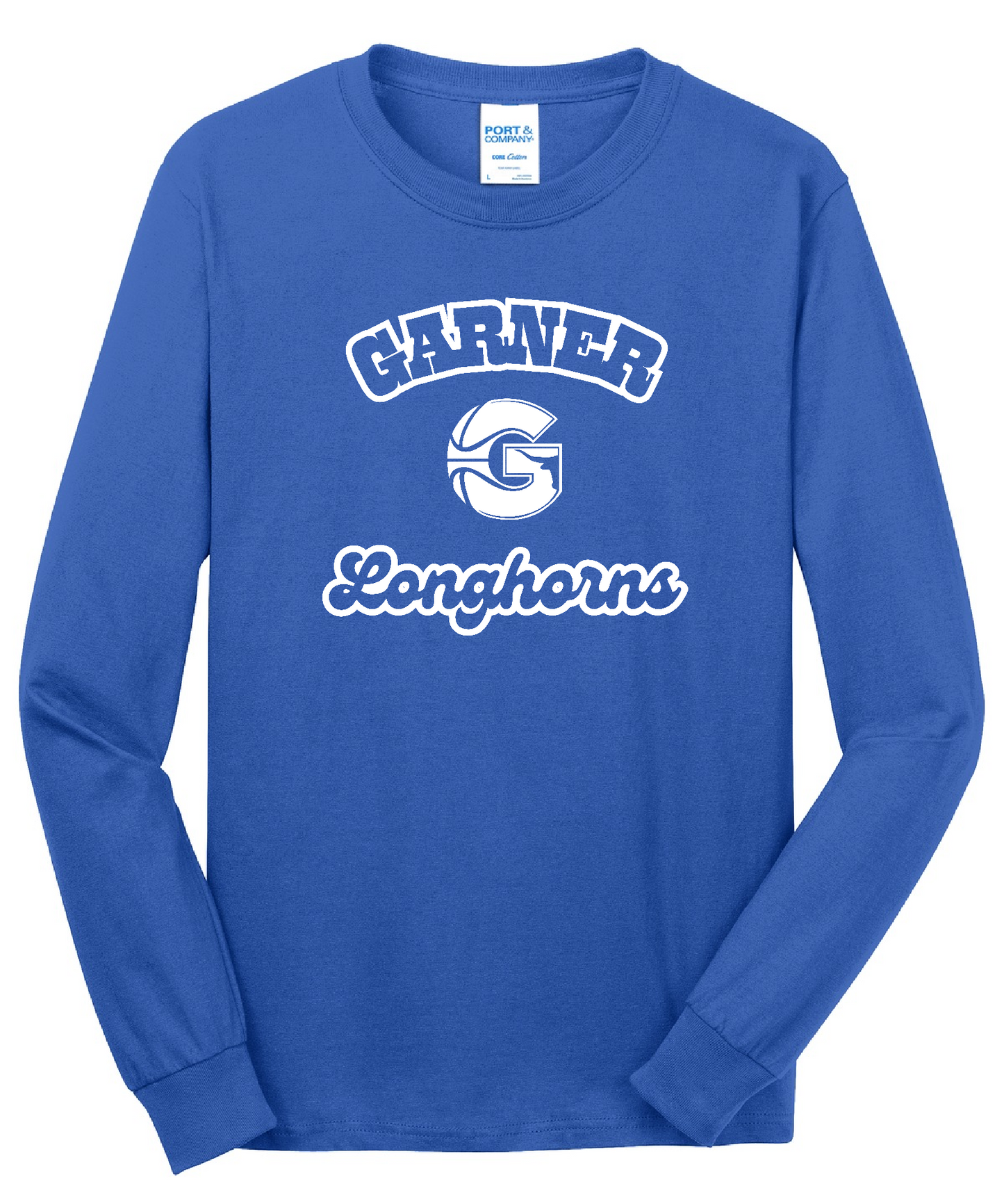 Garner Basketball - Royal Long Sleeve
