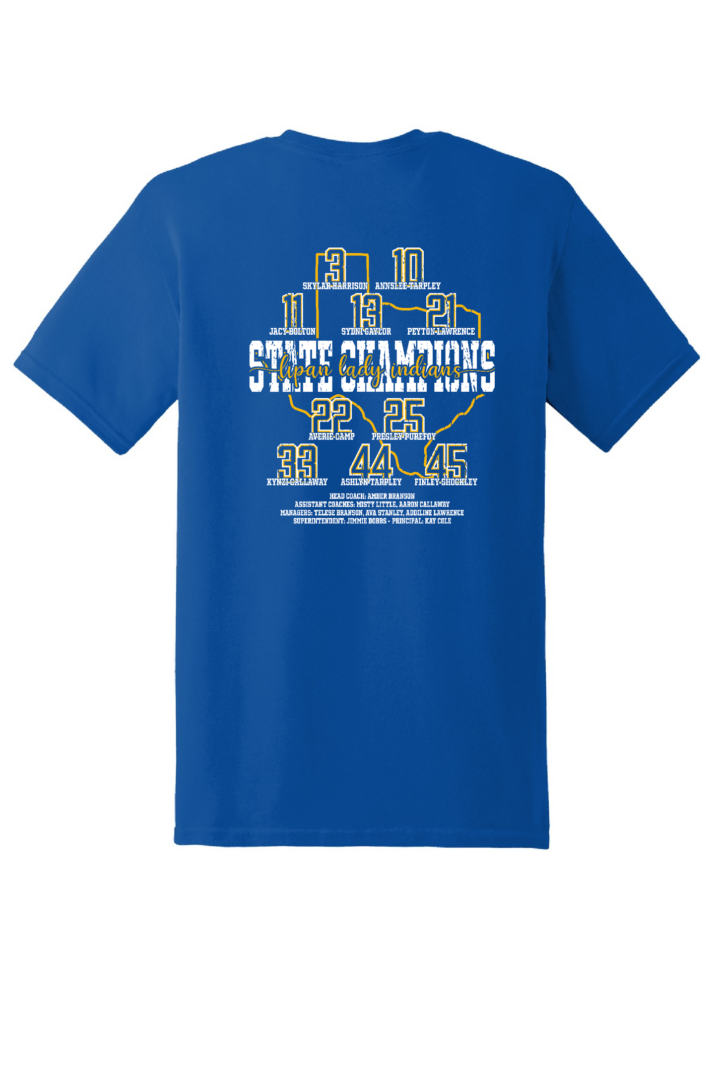 Girls State Dri-Fit Short Sleeve Royal