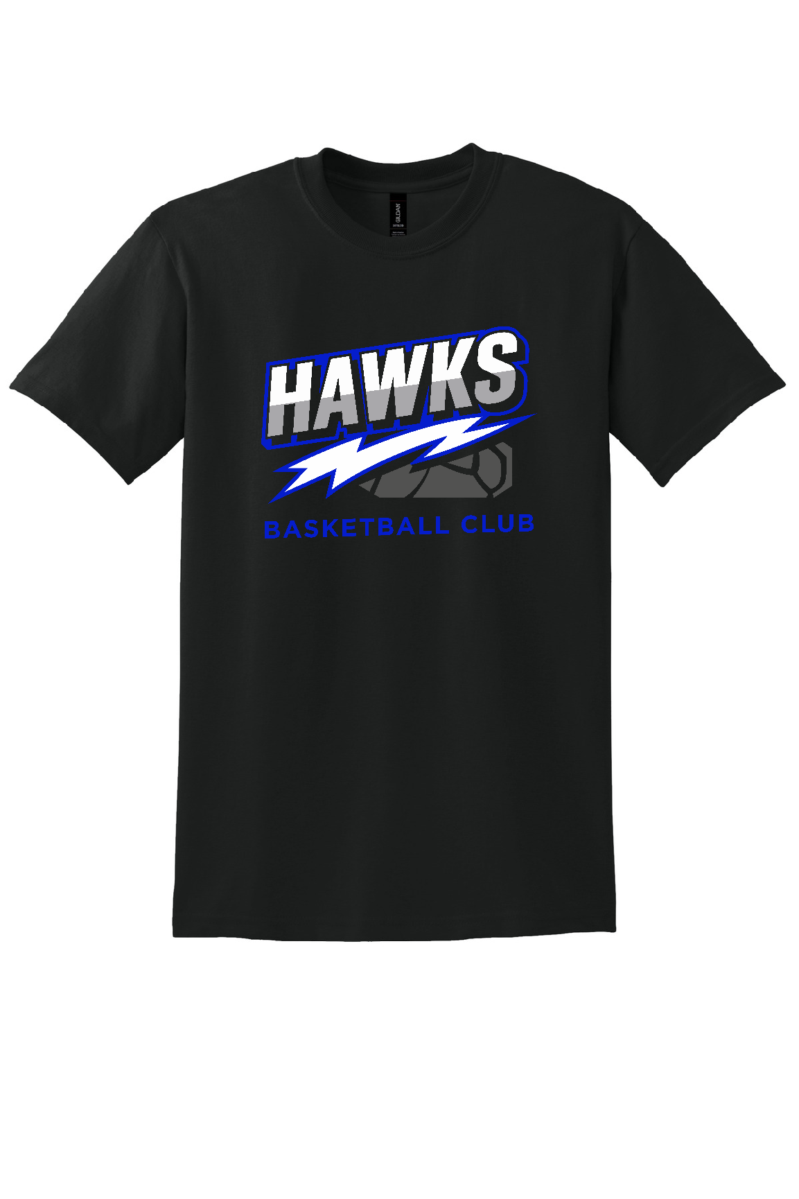 DFW HAWKS Bolt Black Short Sleeve Dri-Fit T-Shirt