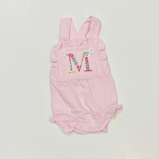 Knit Sunsuit - White or Pink