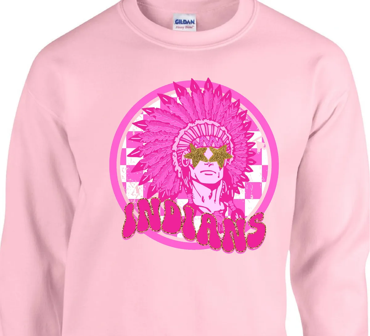 Pink Crewneck - Groovy Indian