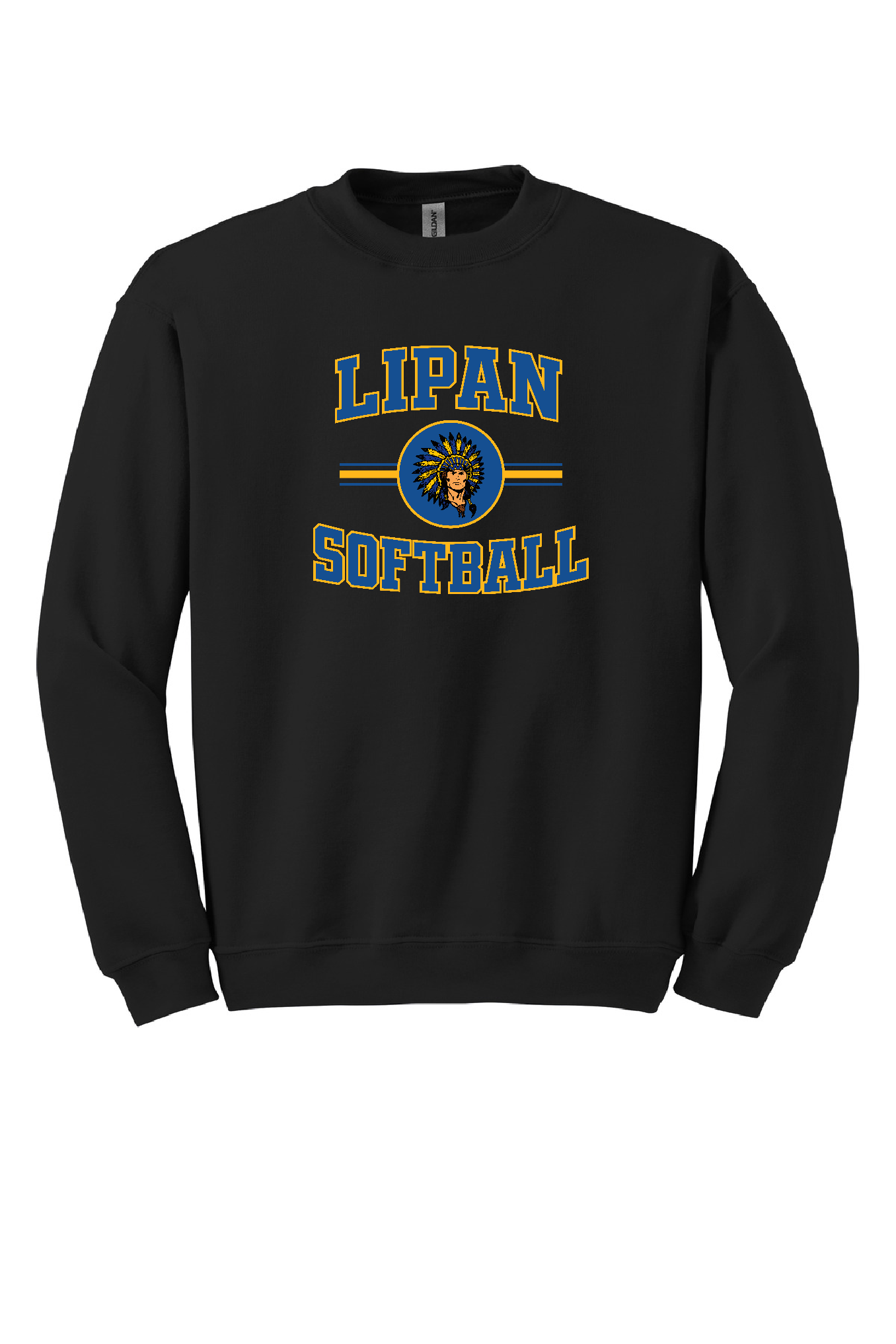 Lipan Softball Crewneck - Black
