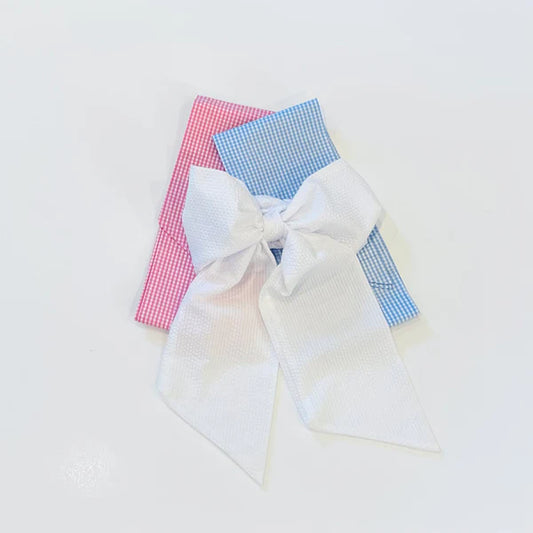 Bow Sash - Seersucker