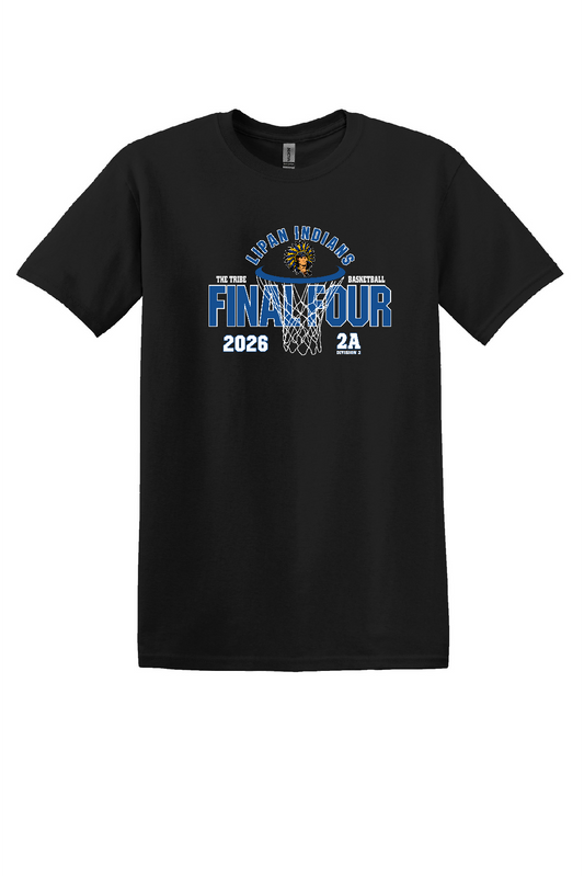 Boys Final Four Short Sleeve Black Cotton T-Shirt