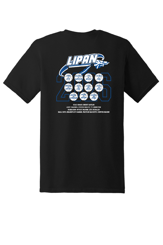 Boys Final Four Short Sleeve Black Cotton T-Shirt