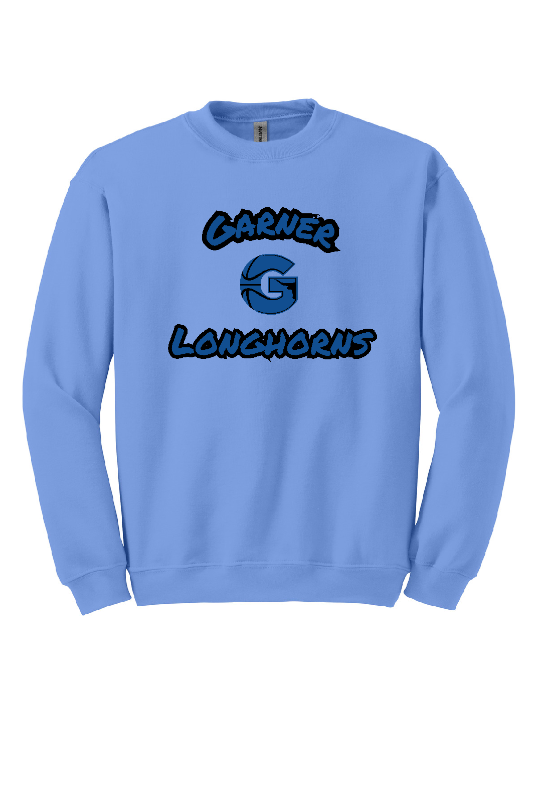 Garner Basketball - Light Blue Crewneck