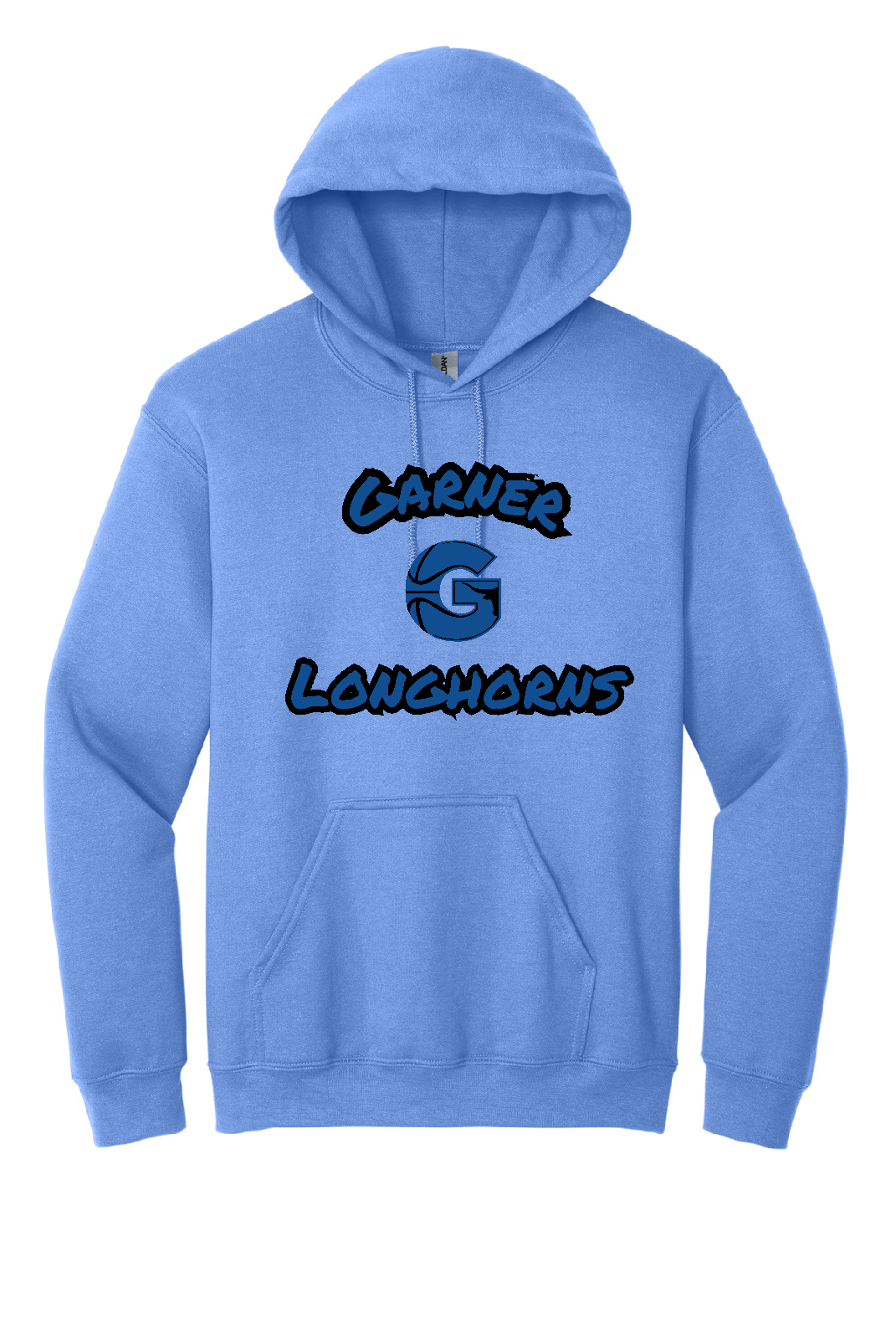 Garner Basketball - Light Blue Hoodie
