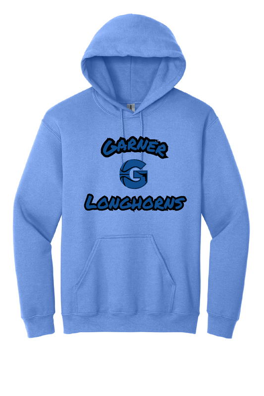 Garner Basketball - Light Blue Hoodie
