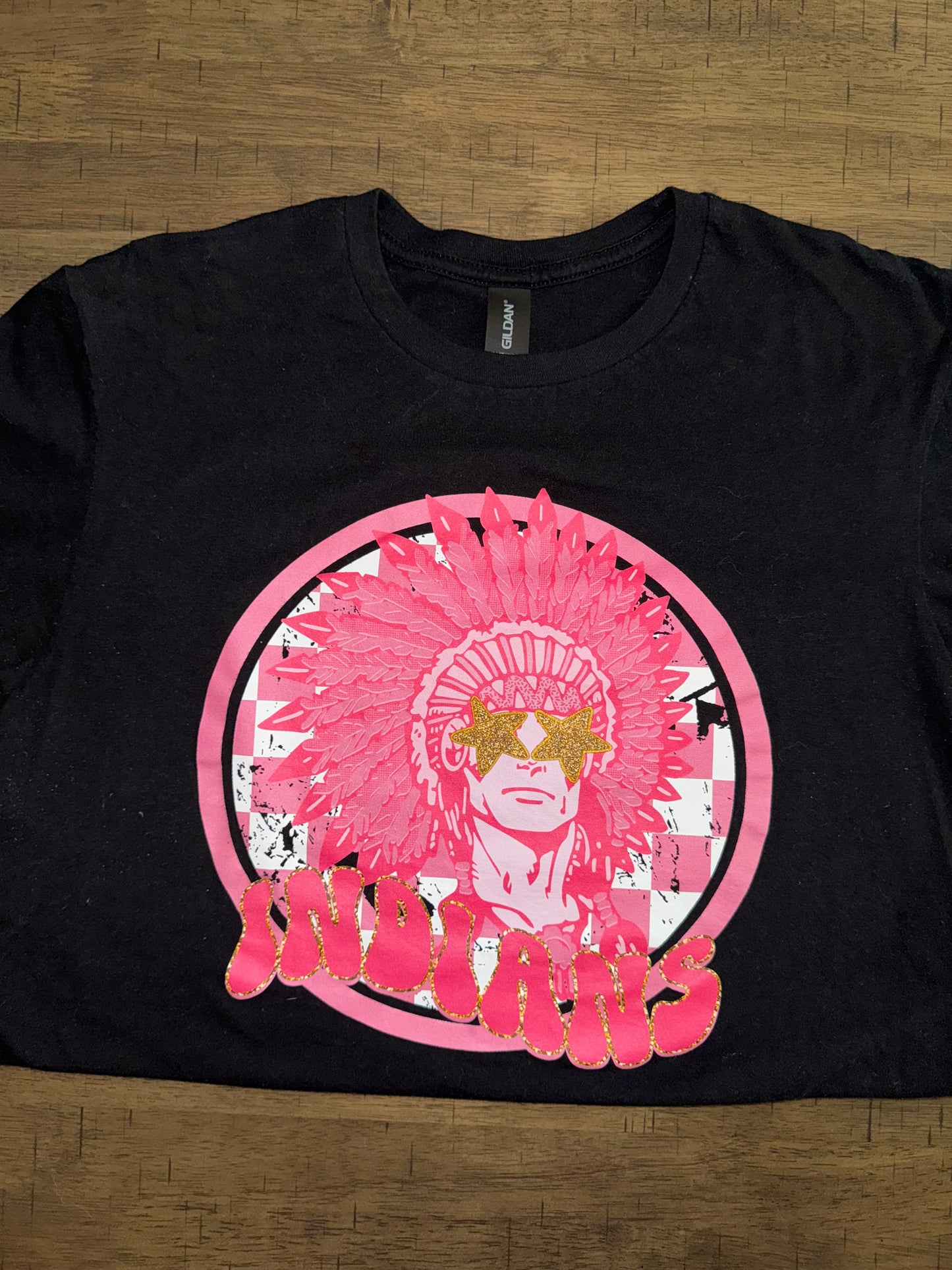 Black T-shirt - Groovy Indian