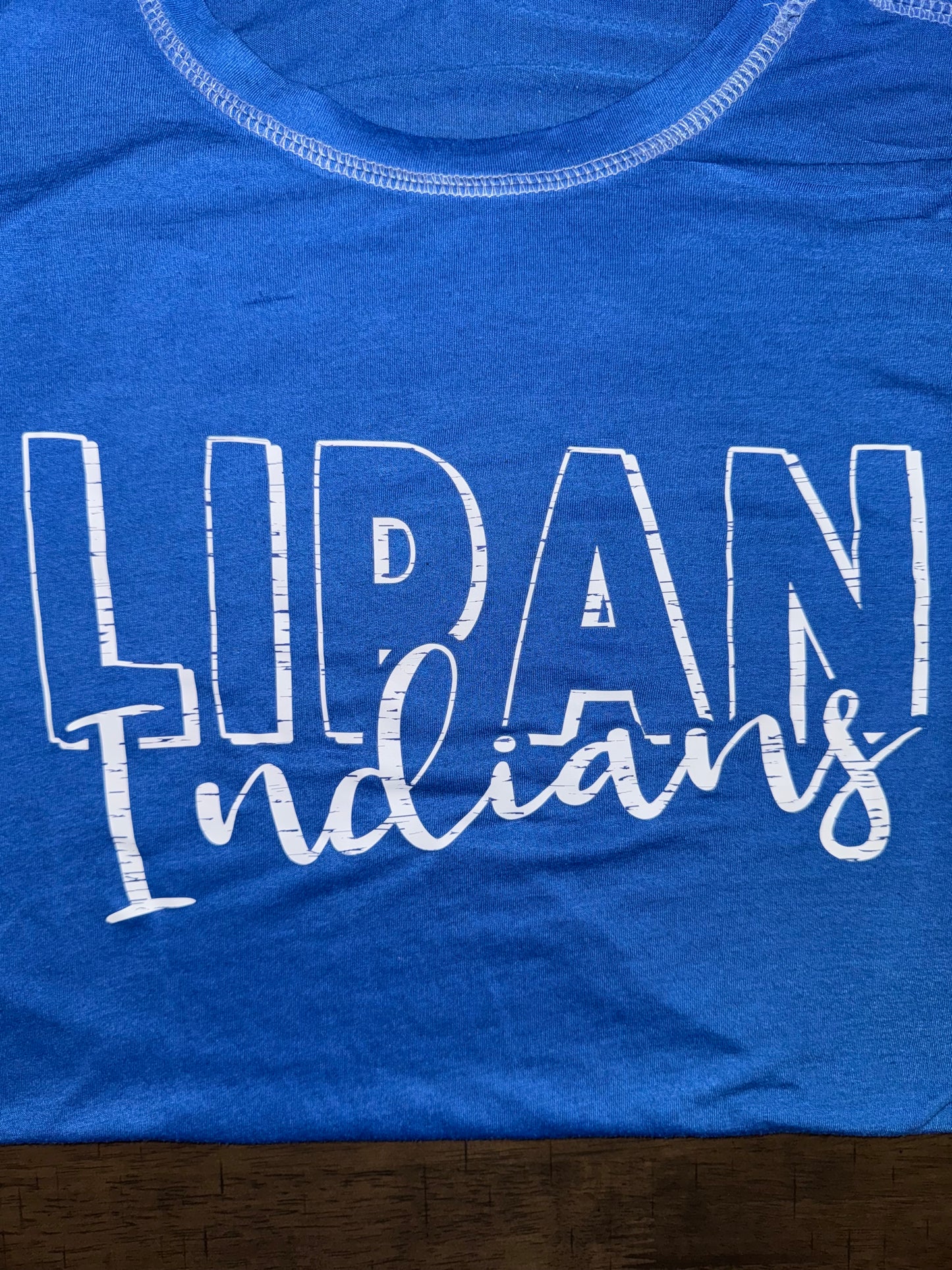 Lipan Varsity Script Logo