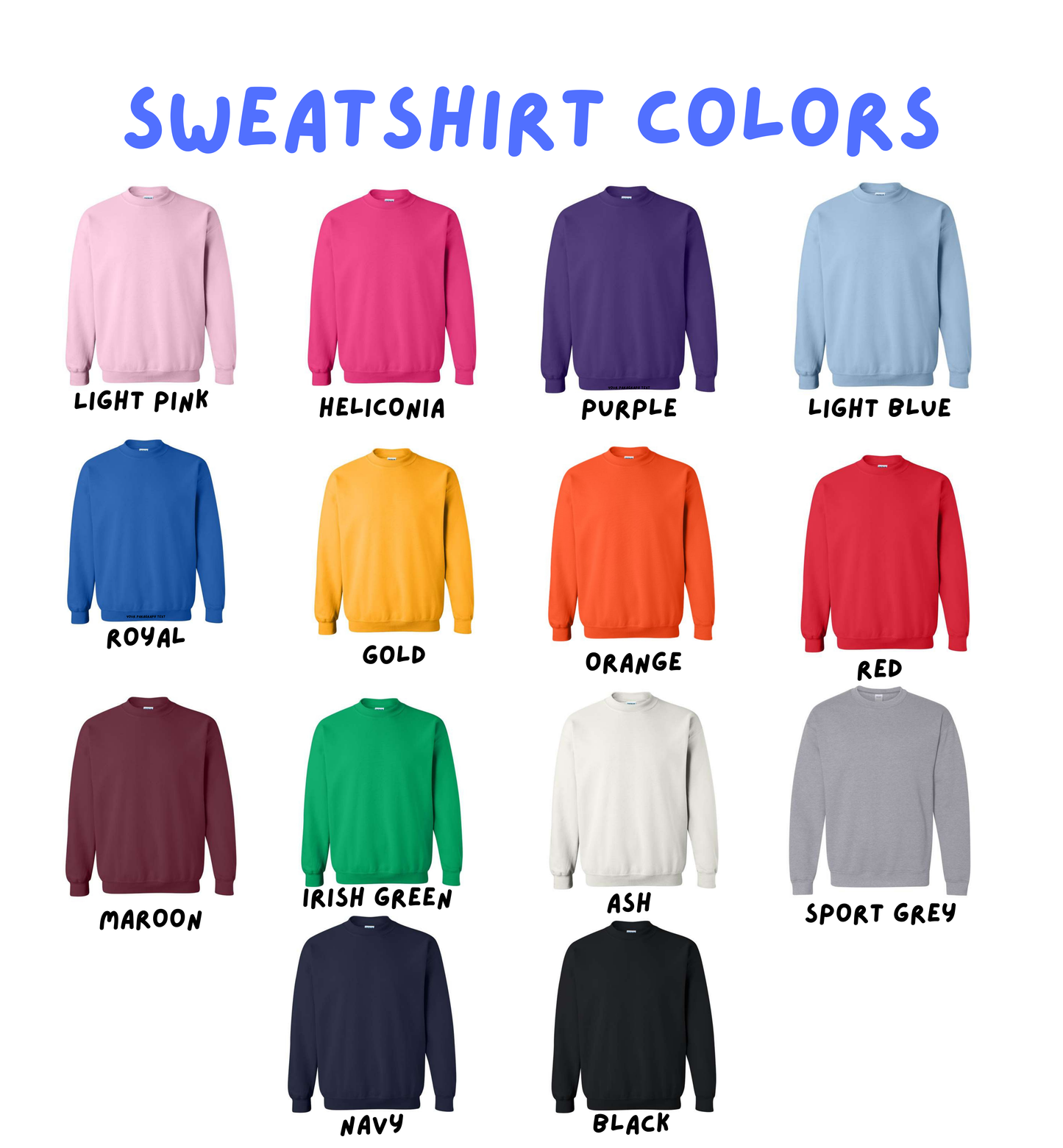 Custom Varsity Crewneck
