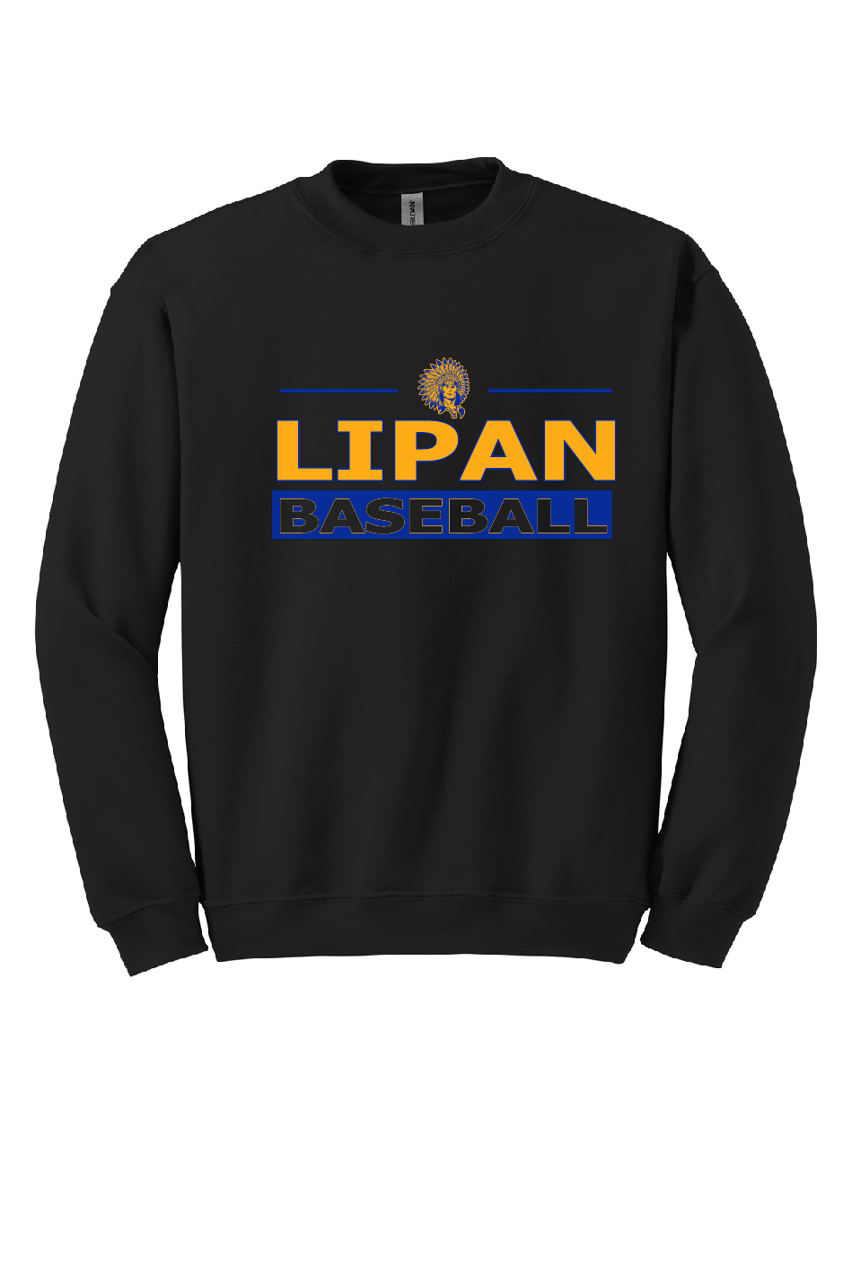 Lipan Baseball Black Long Sleeve 50/50