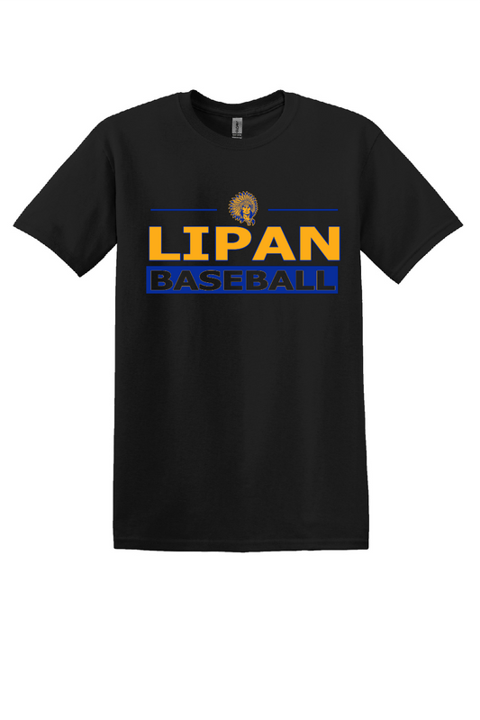 Lipan Baseball Black - 50/50 & Softstyle