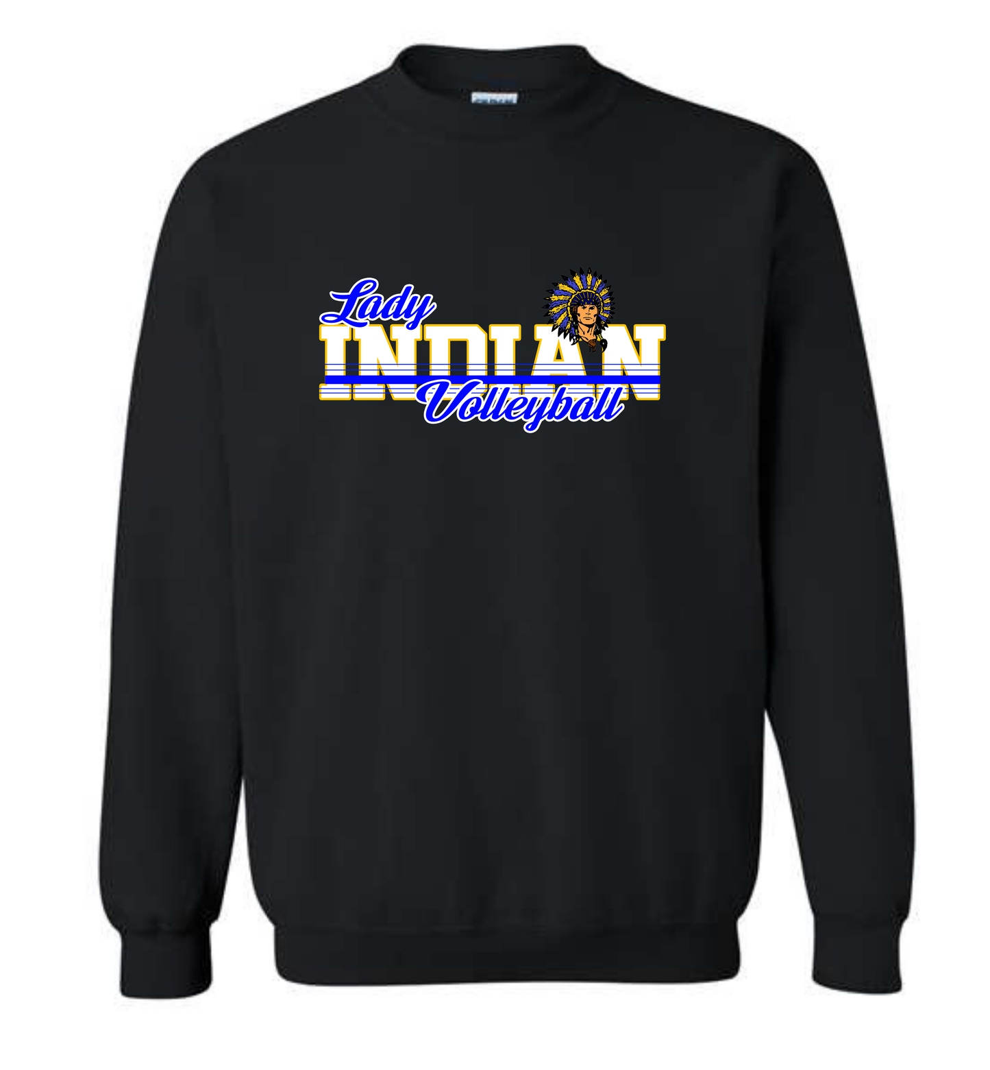 Lady Indian Volleyball '26 - Black Crewneck