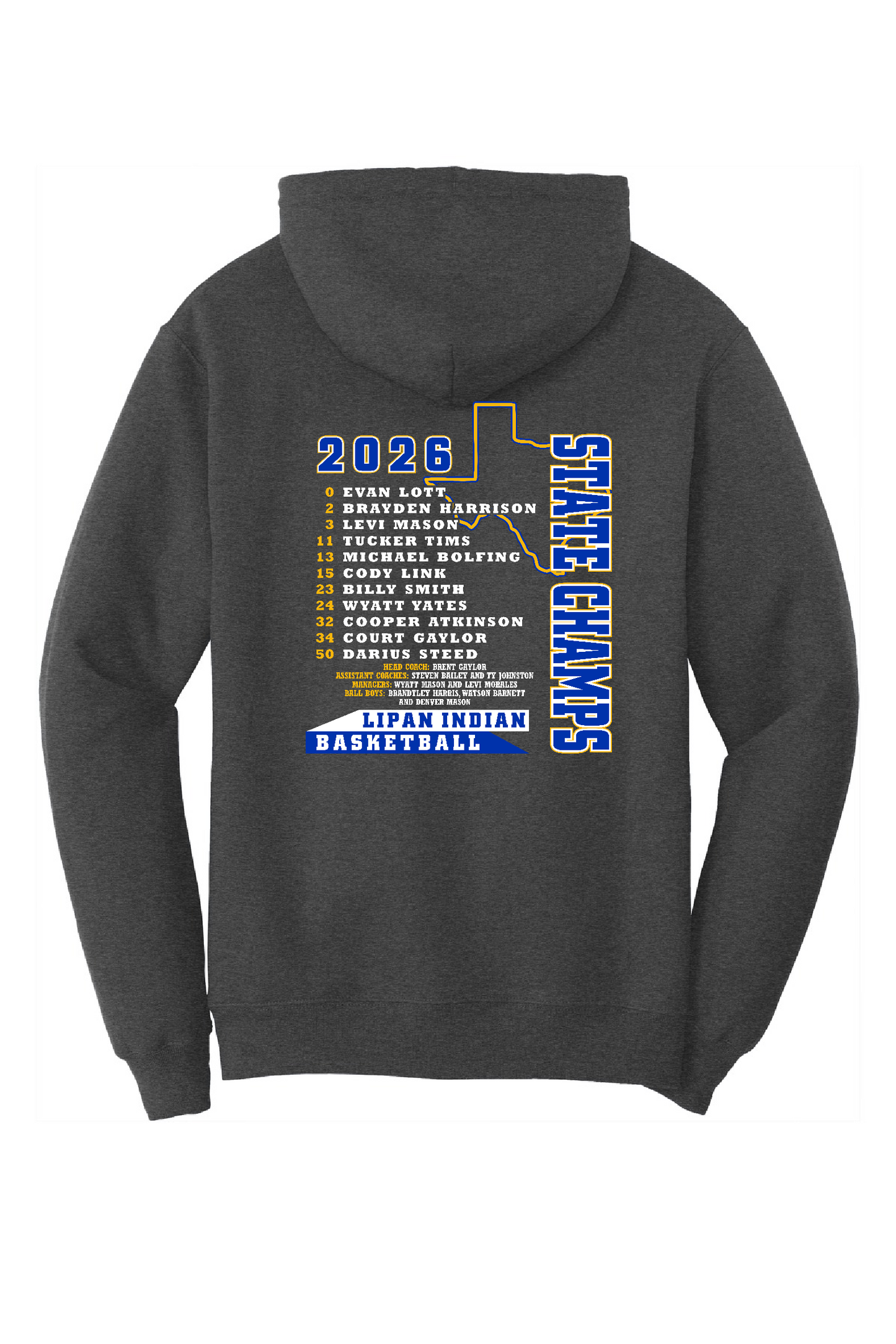 Boys State Hoodie Dark Grey
