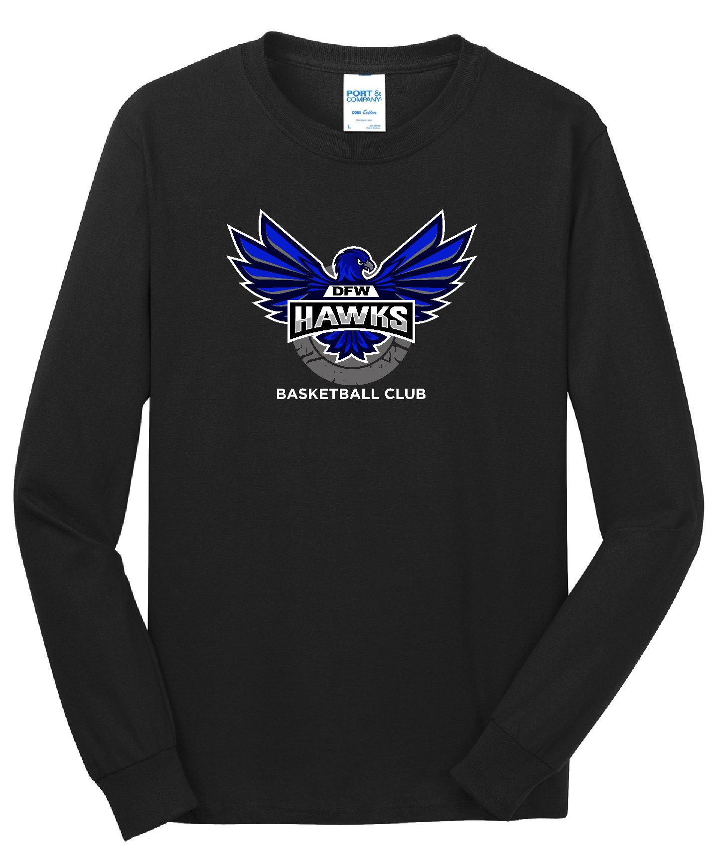 DFW Hawks Basketball Club Dri Fit Long Sleeve T-Shirt