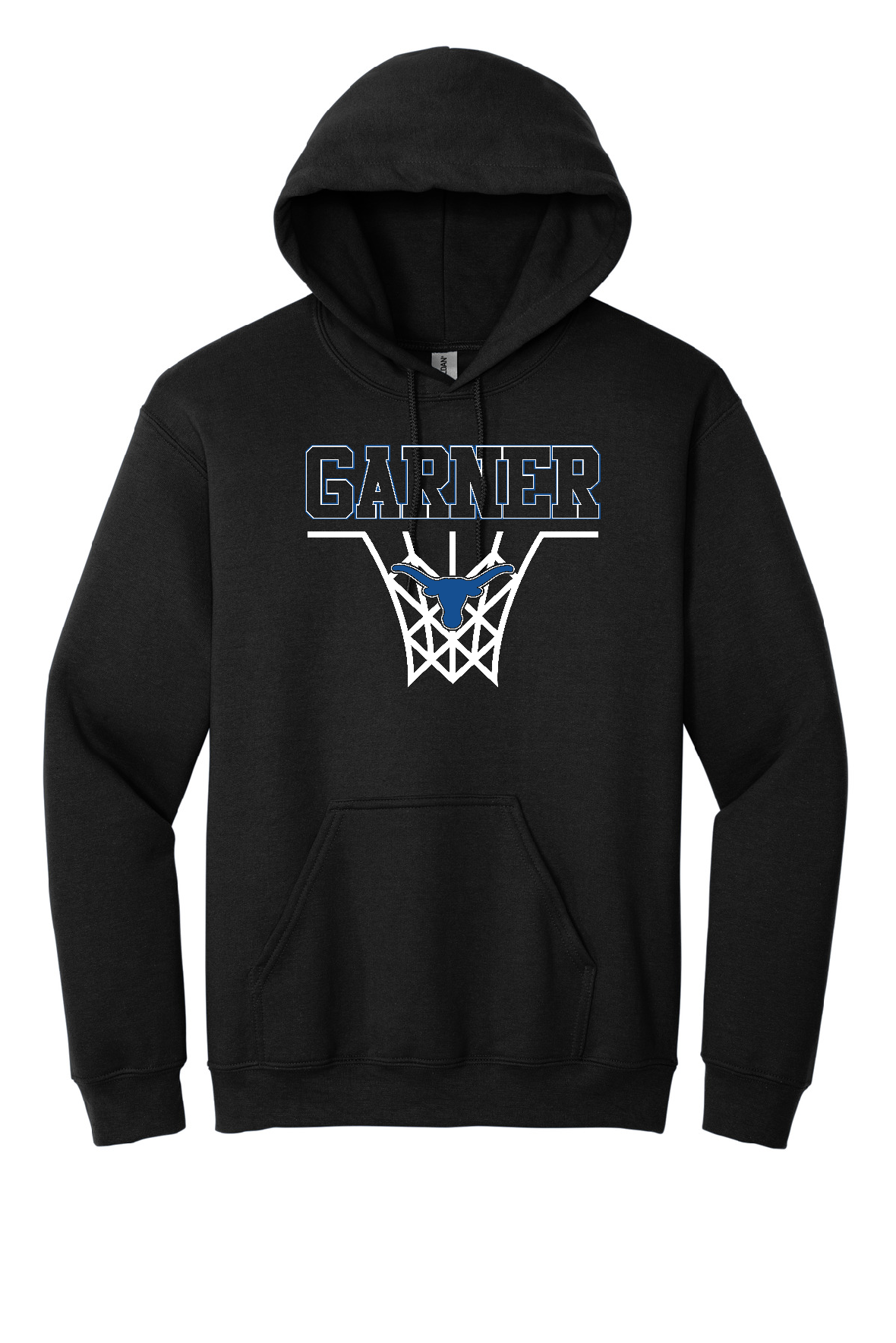 Garner Basketball - Black Hoodie