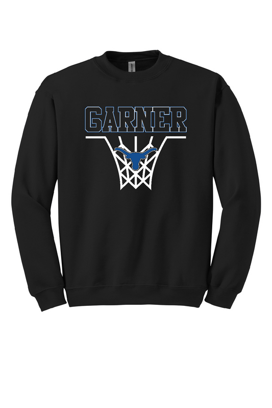 Garner Basketball - Black Crewneck