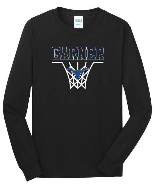 Garner Basketball - Black Long Sleeve
