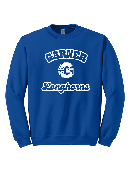 Garner Basketball - Royal Crewneck