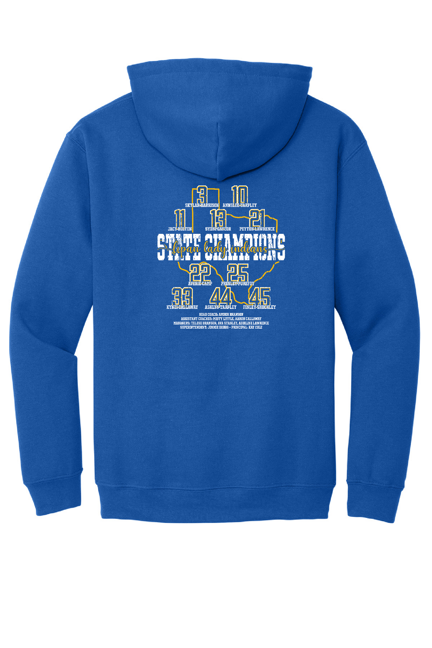 Girls State Hoodie Royal