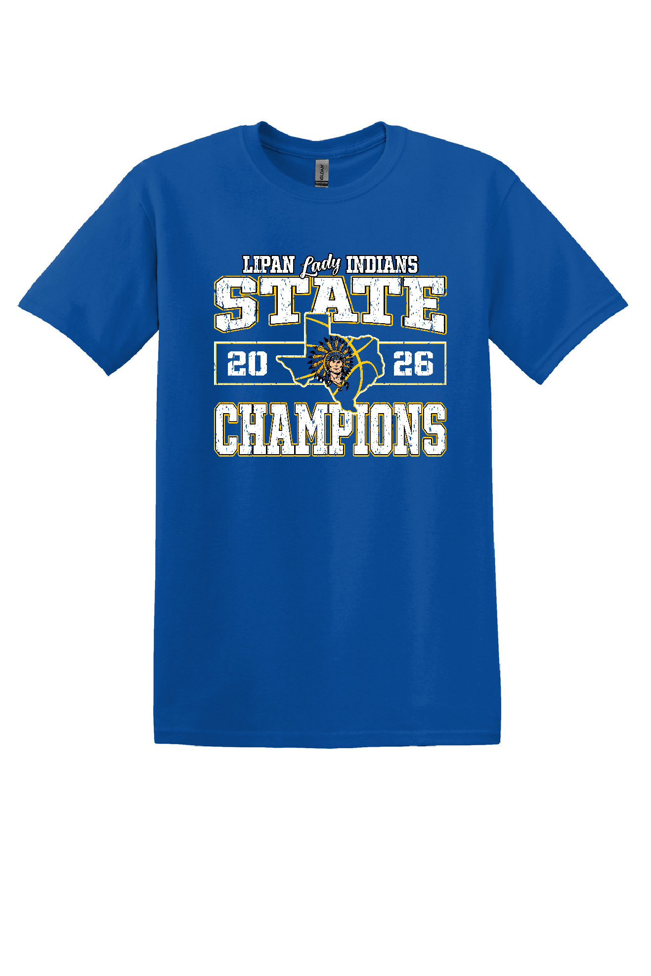 Girls State Cotton Short Sleeve Royal