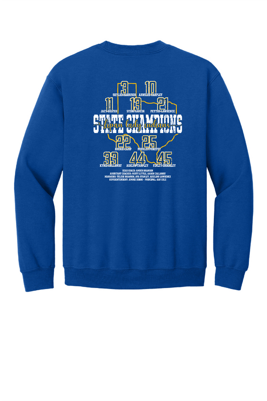 Girls State Crewneck Royal