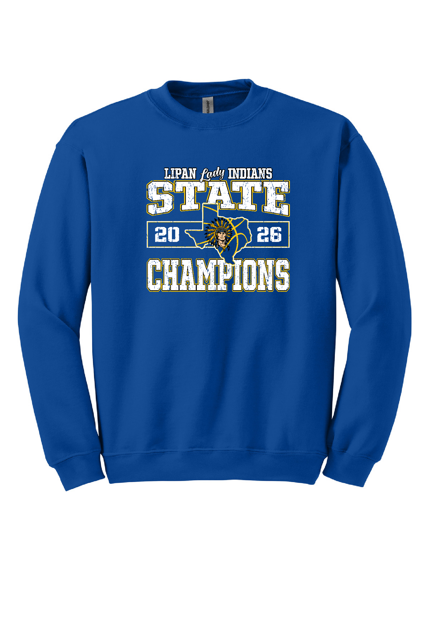 Girls State Crewneck Royal