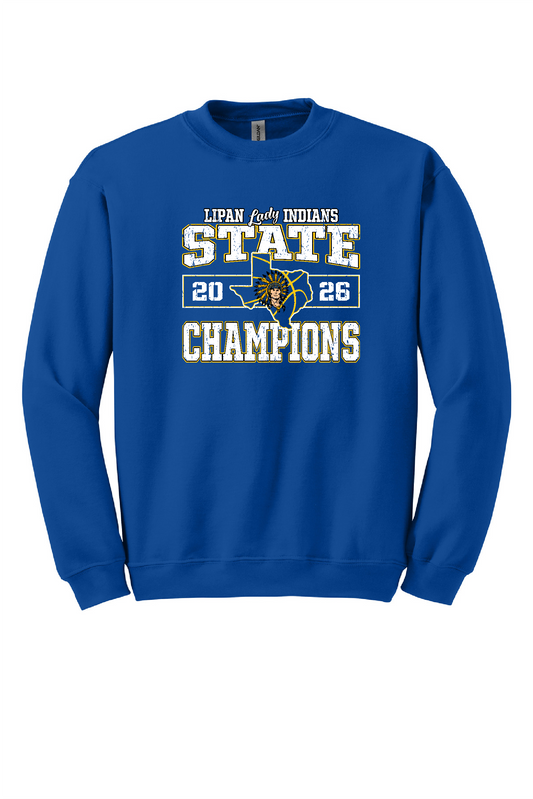 Girls State Crewneck Royal