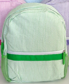 Seersucker Toddler Backpack (Multiple Colors Available)