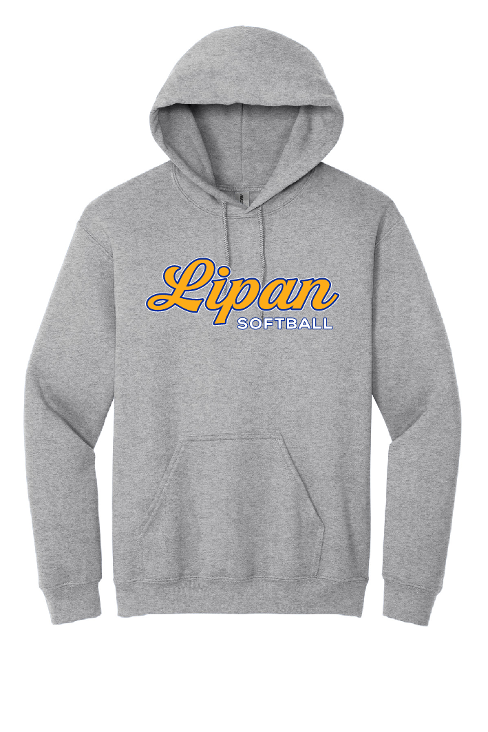 Lipan Softball Grey - Hoodie