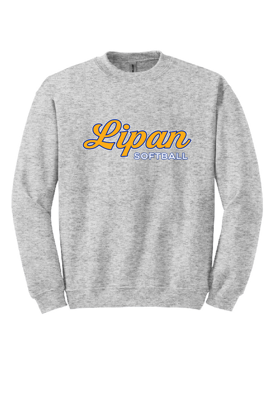 Lipan Softball Grey - Crewneck