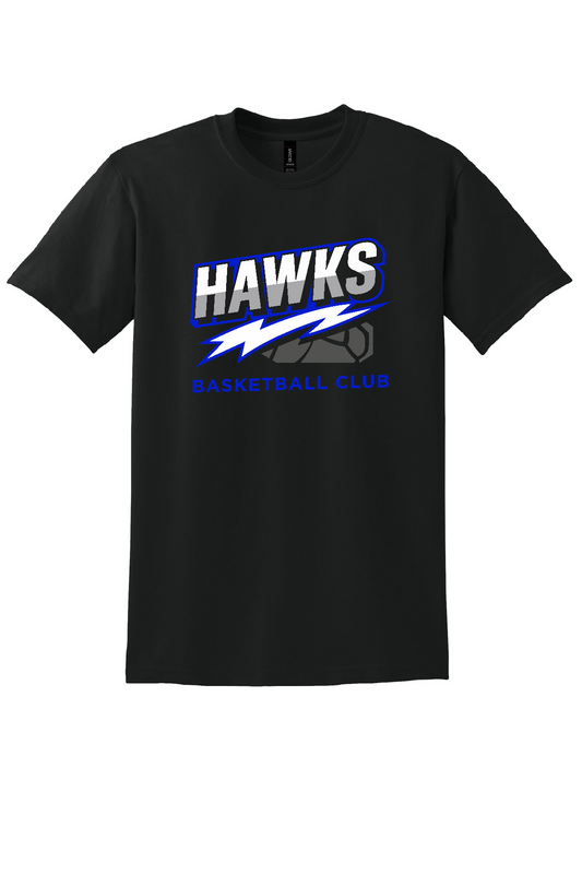 DFW HAWKS Bolt Black Short Sleeve T-shirt