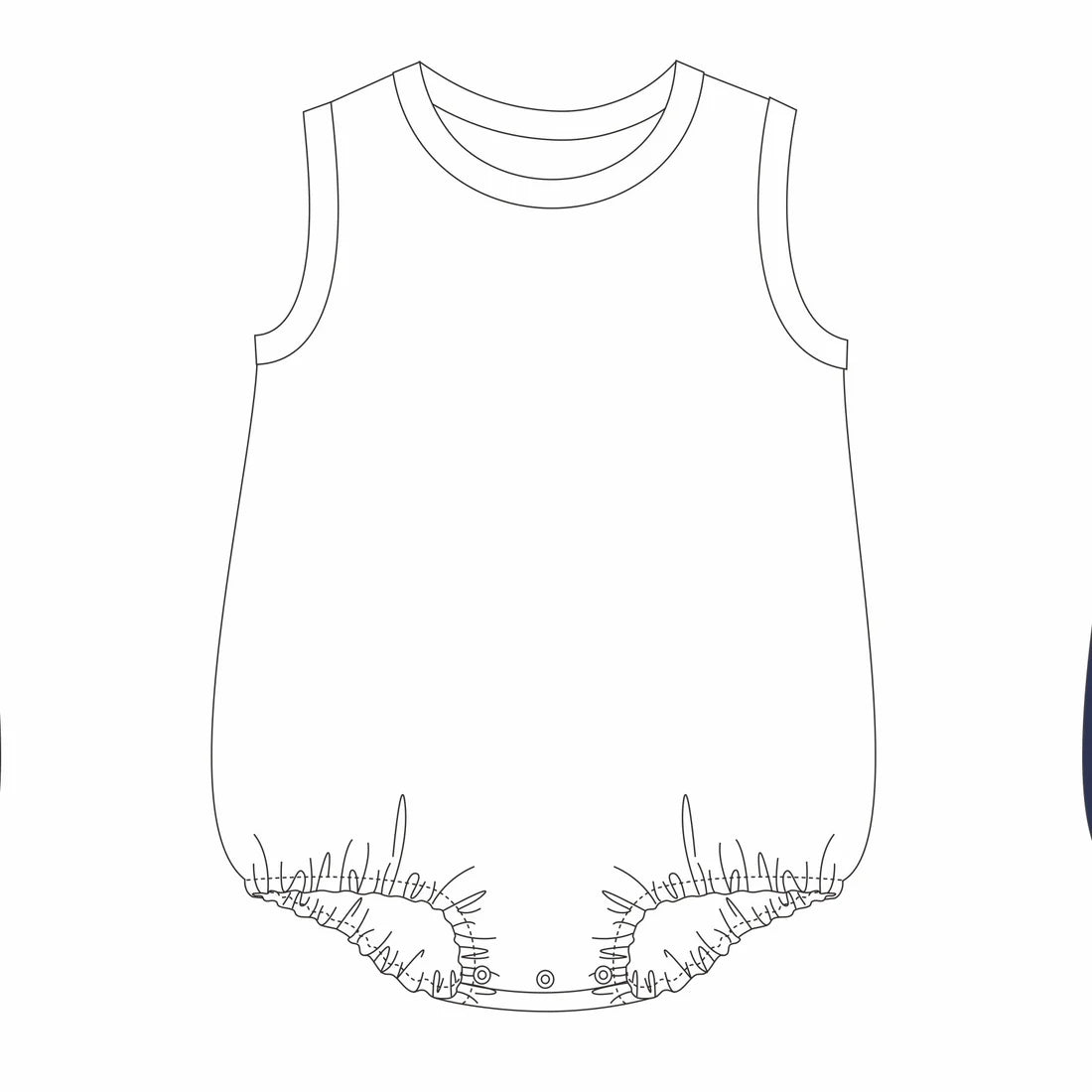 Knit Solid Bubble - White