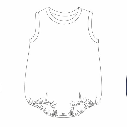 Knit Solid Bubble - White