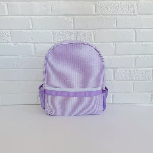 Seersucker Toddler Backpack (Multiple Colors Available)