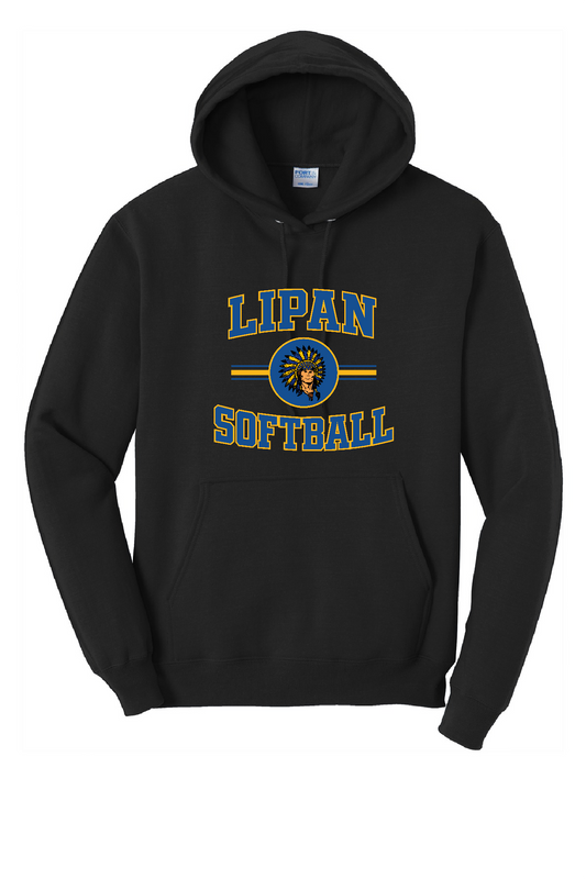 Lipan Softball Black Hoodie