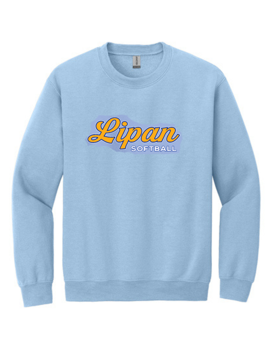 Lipan Softball Gold Logo Crewneck