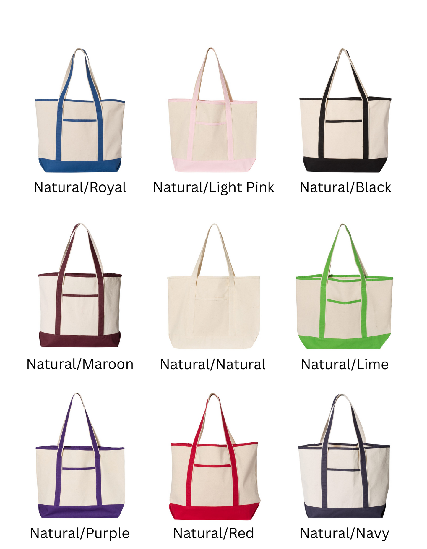 Embroidered Canvas Tote